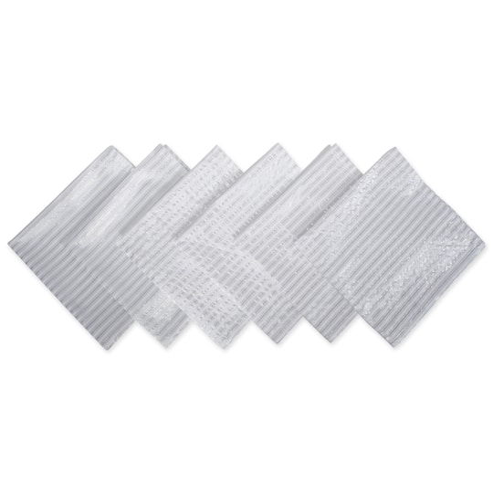 DII® Silver Stripe Napkins, 6ct.
